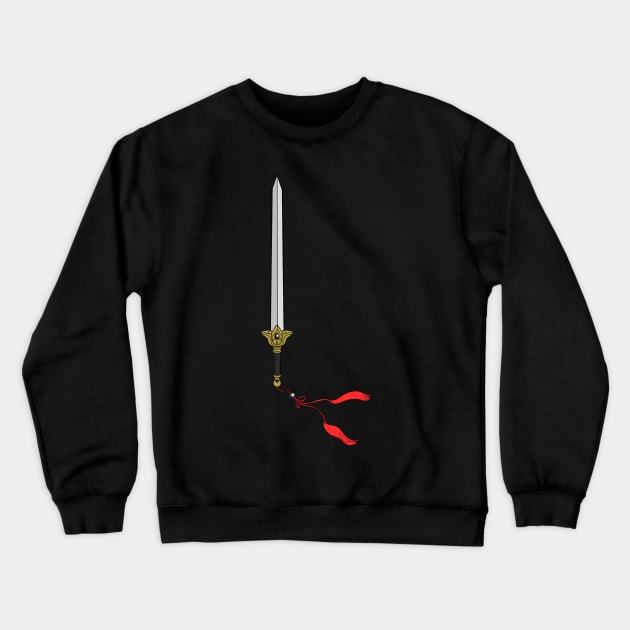 Sayoran's Sword Crewneck Sweatshirt by maplefoot